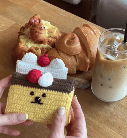 Jellyland Pudding Knitted Card Wallet🍮針織卡包