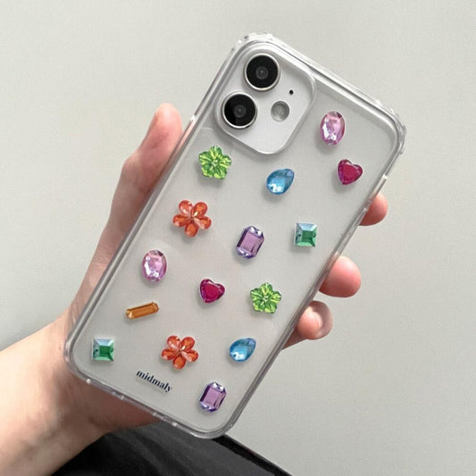 Midmaly Summer Gems Phone Case (Jelly Hard/Magsafe 透明殼)