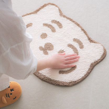 Muzik Tiger Face Mini Rug (2款)