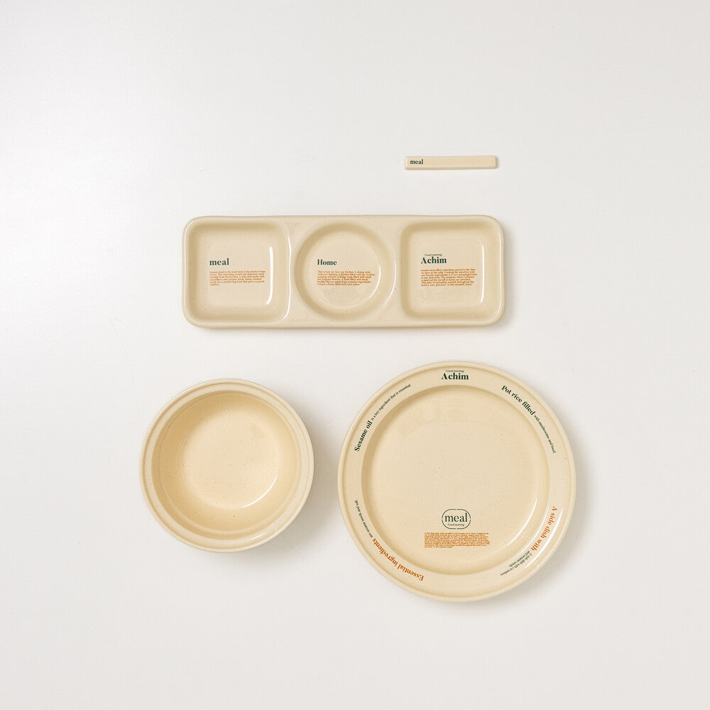 Momur [weekend 9] Home plate, sauce dish, bowl /set