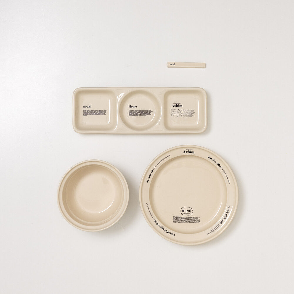 Momur [weekend 9] Home plate, sauce dish, bowl /set