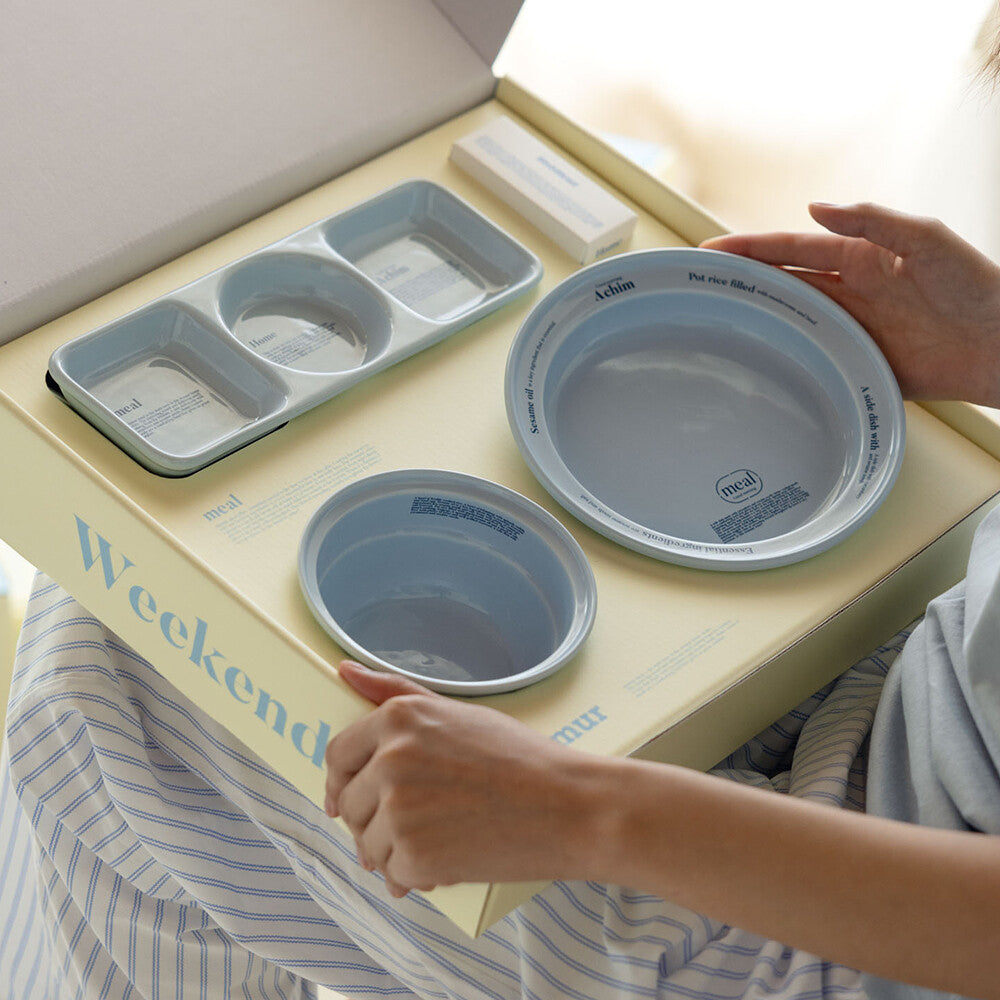 Momur [weekend 9] Home plate, sauce dish, bowl /set