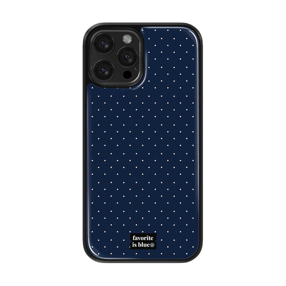 Midmaly Navy Dot Phone Case (Epoxy Bumper)