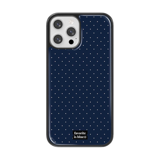 Midmaly Navy Dot Phone Case (Epoxy Bumper)