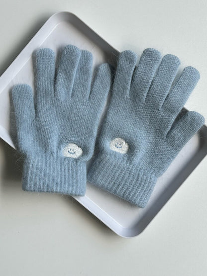 Skyfolio Angora Gloves 刺繡圖案手套