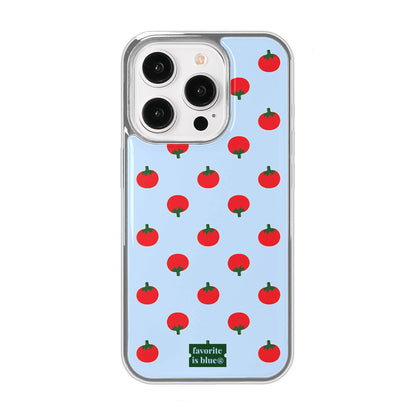 Midmaly Tomato Phone Case (Silver Bumper)