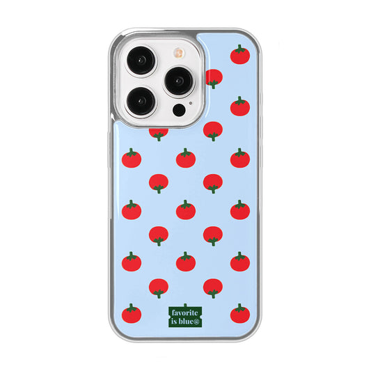 Midmaly Tomato Phone Case (Silver Bumper)