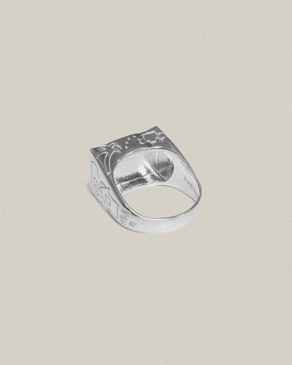 [partez x INAP] PEACE SIGNET RING