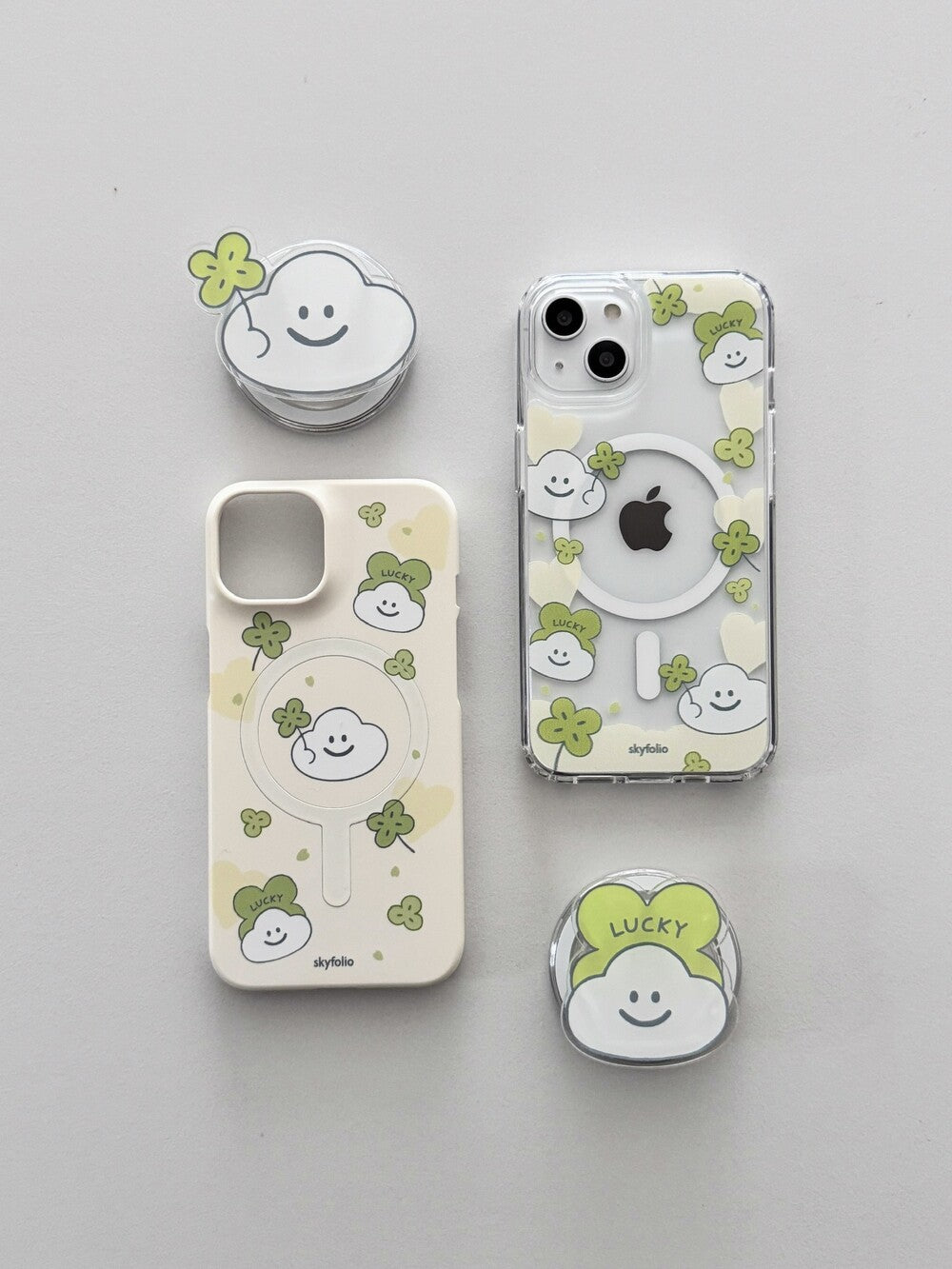 【加購價】Skyfolio Clover Cloud Magsafe Clear/Hard Case