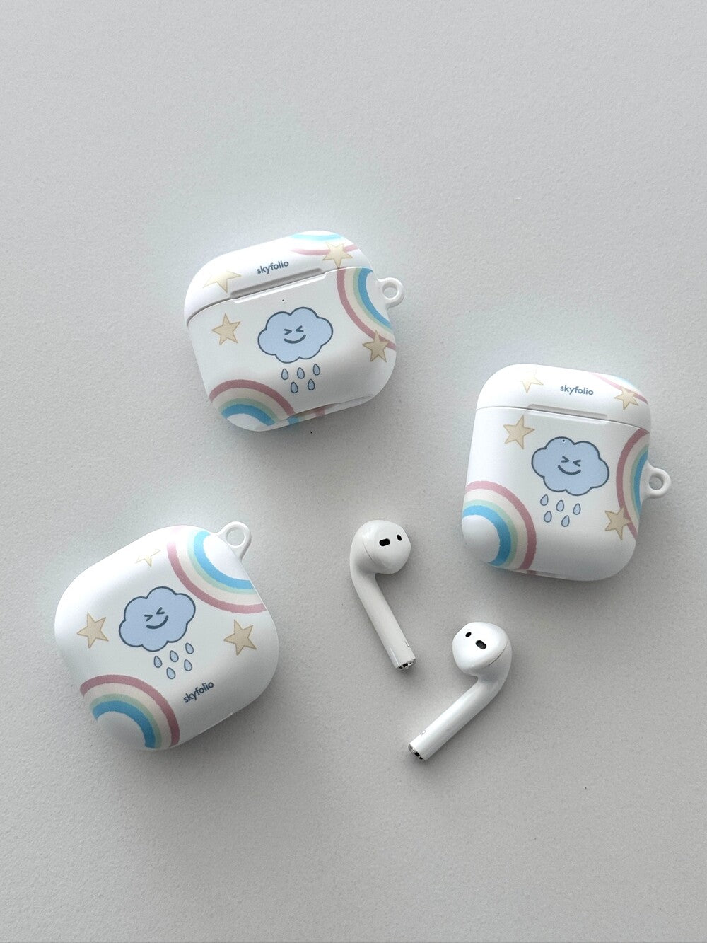 Skyfolio Rainbow Cloud Airpods Case (Hard)