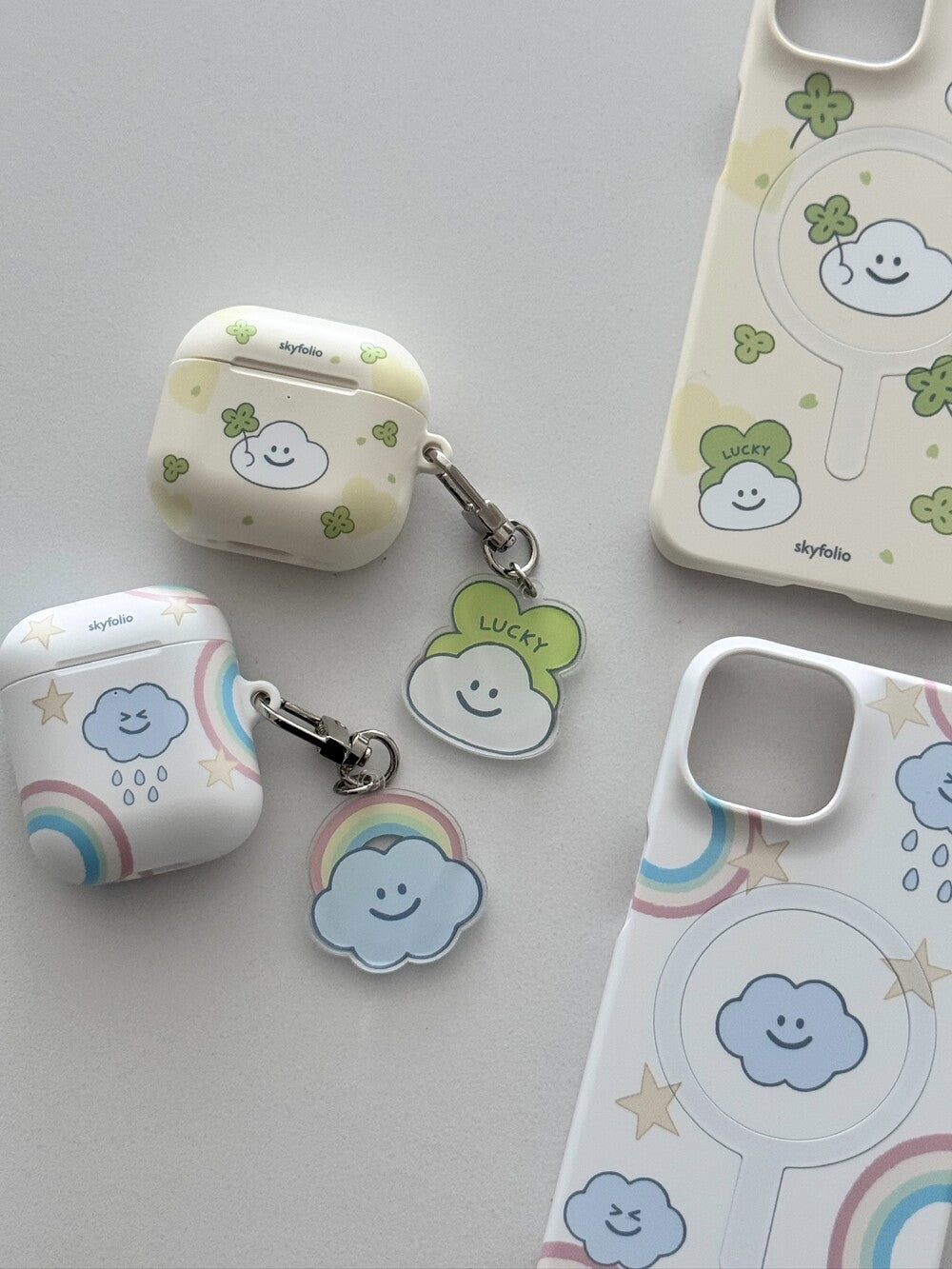 Skyfolio Rainbow Cloud Airpods Case (Hard)