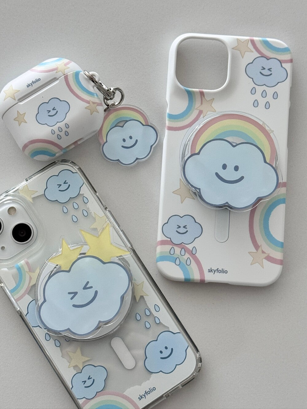 【加購價】Skyfolio Rainbow Cloud Magsafe Clear/Hard Case