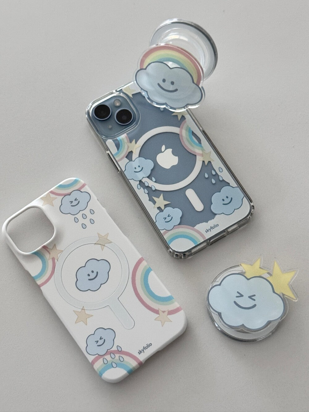 【加購價】Skyfolio Rainbow Cloud Magsafe Clear/Hard Case