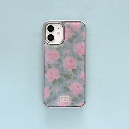 Midmaly Rose Phone Case (Silver Bumper)