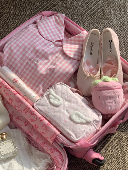 Jellyland Signature Pouch - Angel Pink 手提化妝袋