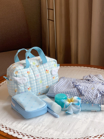 Jellyland Signature Pouch - Angel milk blue 手提化妝袋