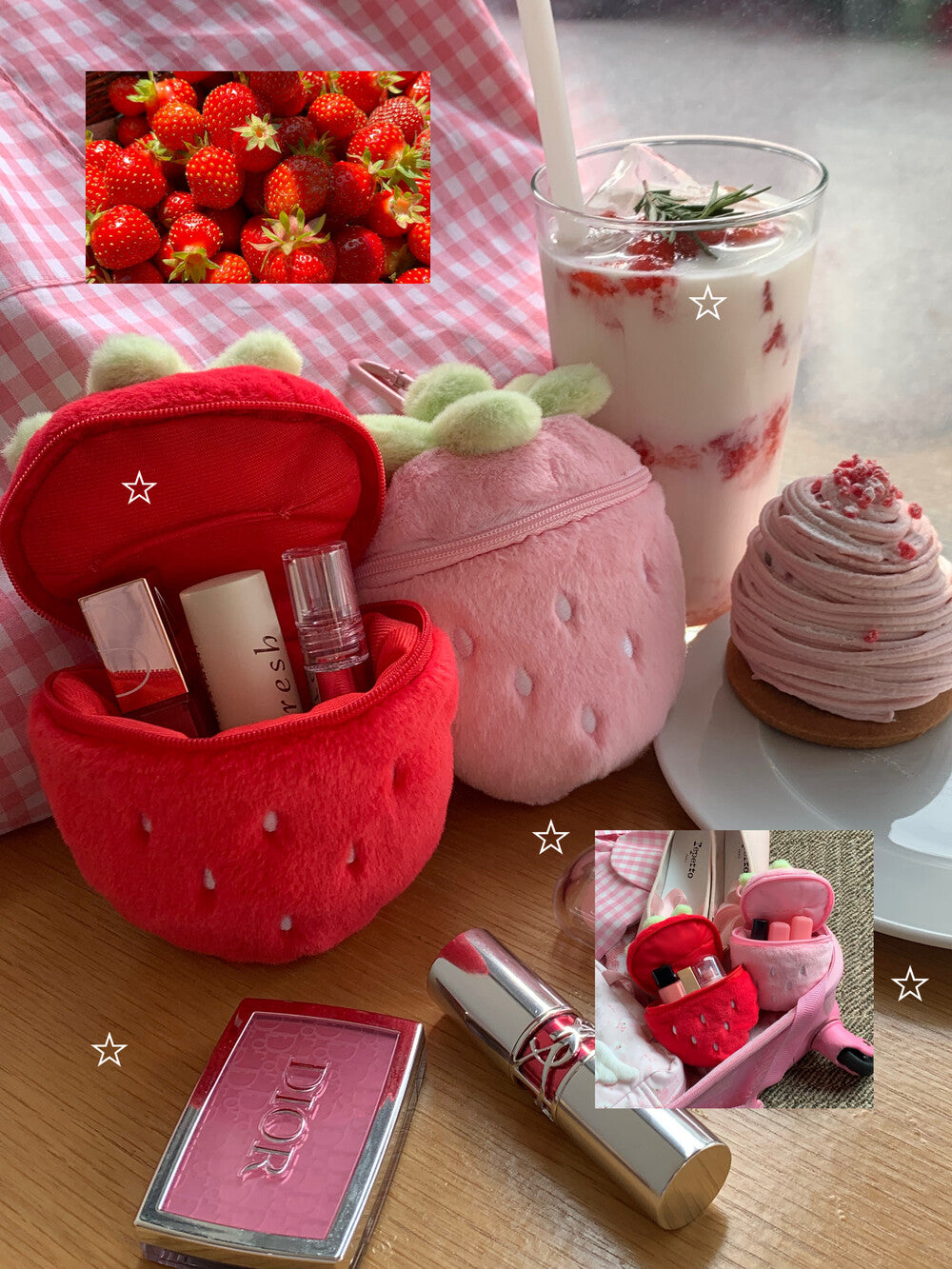 【新上架優惠🍓】Jellyland Red Strawberry Pouch