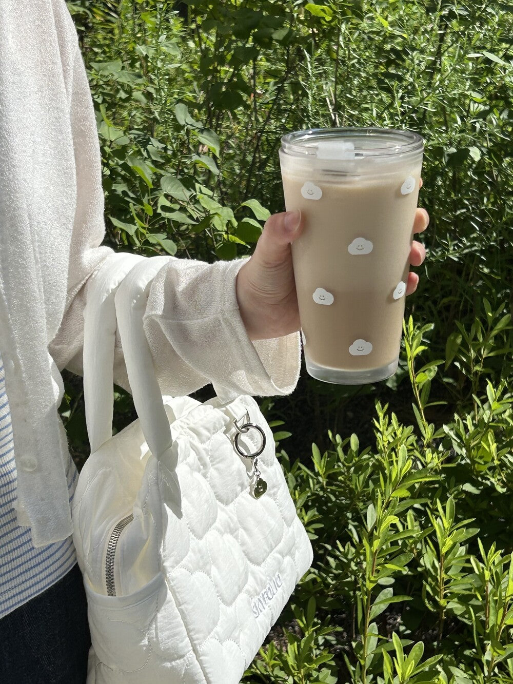 【現貨95折】Skyfolio Glass Tumbler (Cloud Pattern)