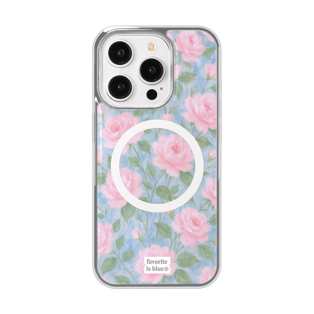 Midmaly Rose Phone Case (Silver Bumper)