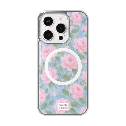 Midmaly Rose Phone Case (Silver Bumper)