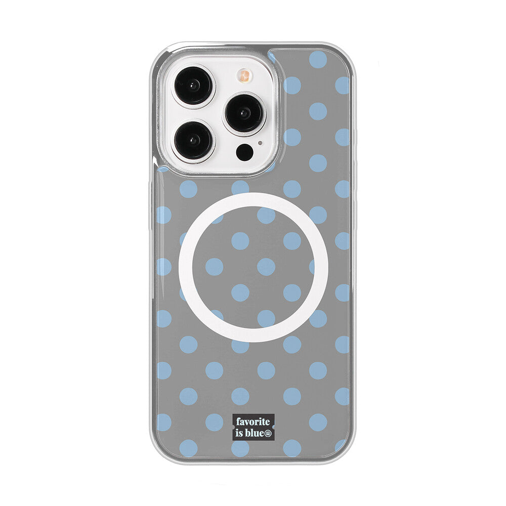 Midmaly Dusty Dot Phone Case (Silver Bumper)