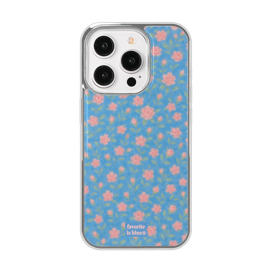 Midmaly Bluebloom Phone Case (Silver Bumper)