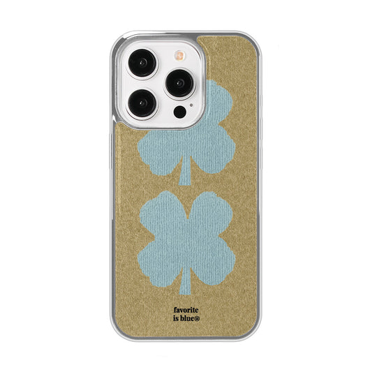 Midmaly Oat Clover Phone Case (Silver Bumper)