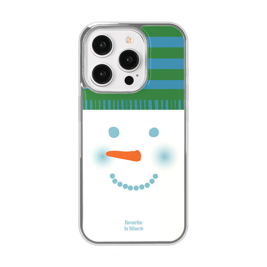 Midmaly Snowman Phone Case (Silver Bumper)