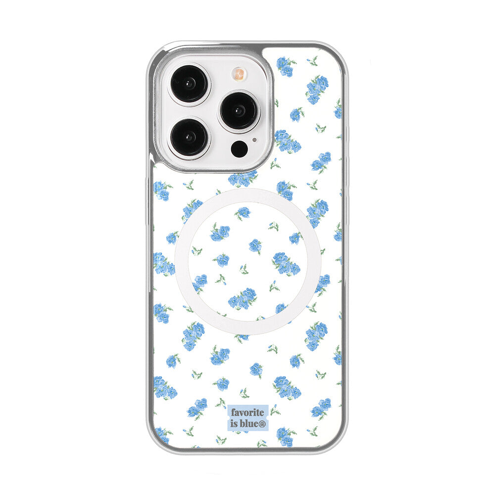 Midmaly Floral Phone Case (Silver Bumper)