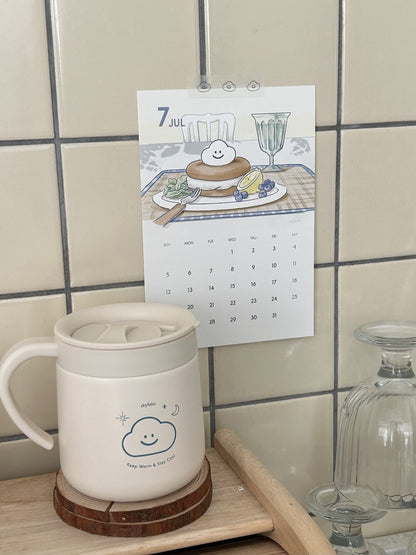 Skyfolio 2026 Postcard Calendar (B6) +Wood Holder