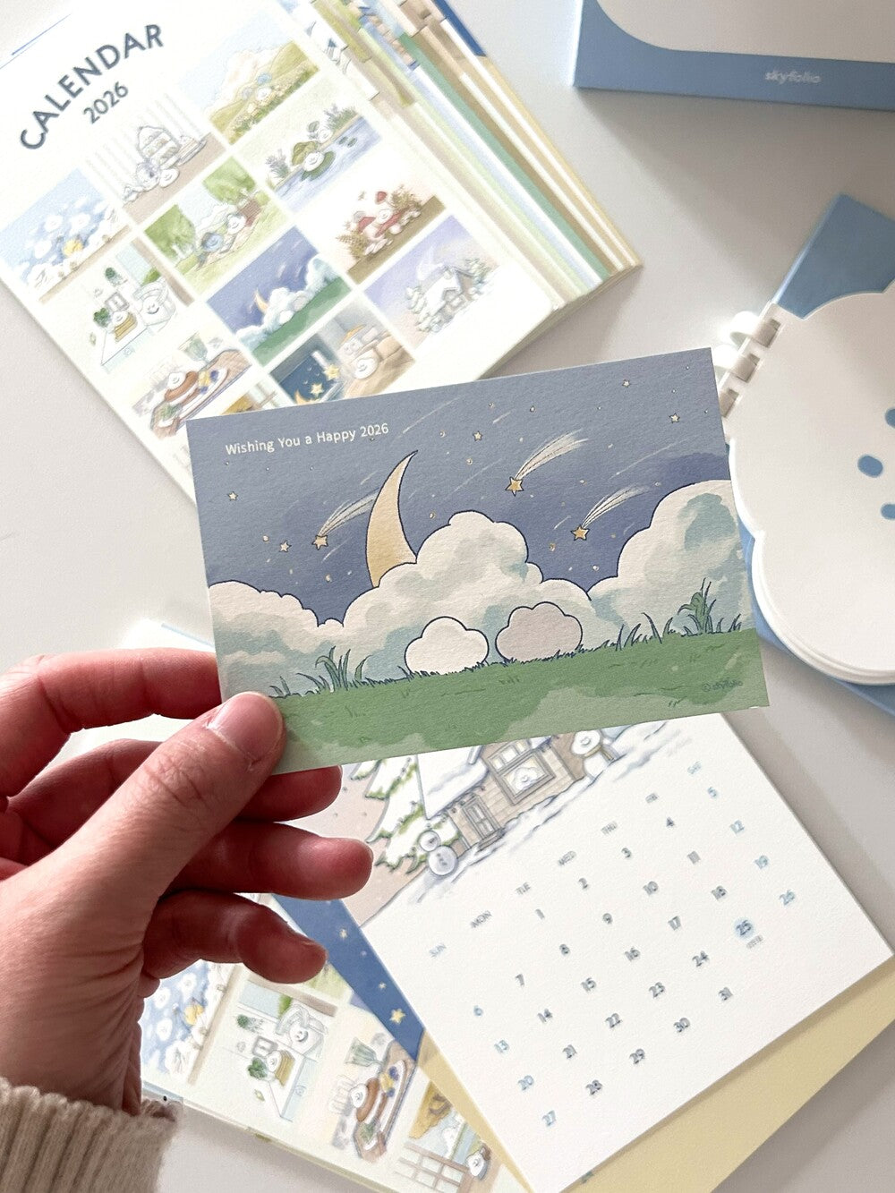 Skyfolio 2026 Cloud Calendar