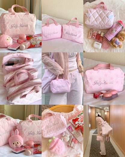 Jellyland Signature Pouch - Pink Star 手提化妝袋