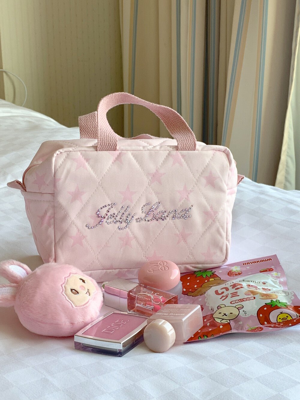 Jellyland Signature Pouch - Pink Star 手提化妝袋