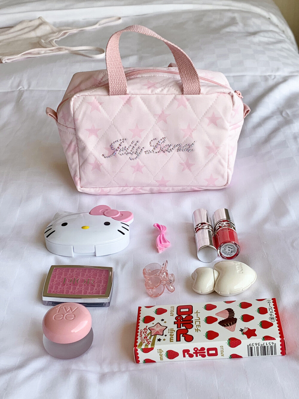Jellyland Signature Pouch - Pink Star 手提化妝袋
