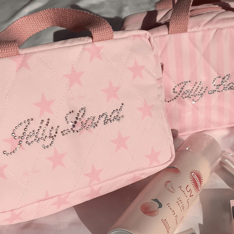 Jellyland Signature Pouch - Pink Star 手提化妝袋