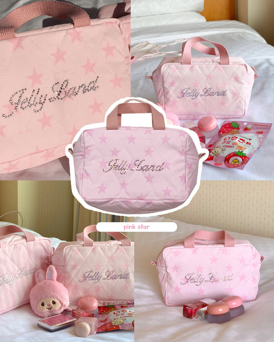 Jellyland Signature Pouch - Pink Star 手提化妝袋