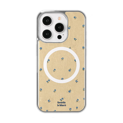 Midmaly Denim Phone Case (Silver Bumper)