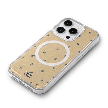 Midmaly Denim Phone Case (Silver Bumper)