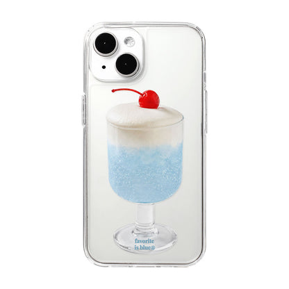 Midmaly Blue Cream Soda Phone Case (Jelly Hard/Magsafe 透明殼)