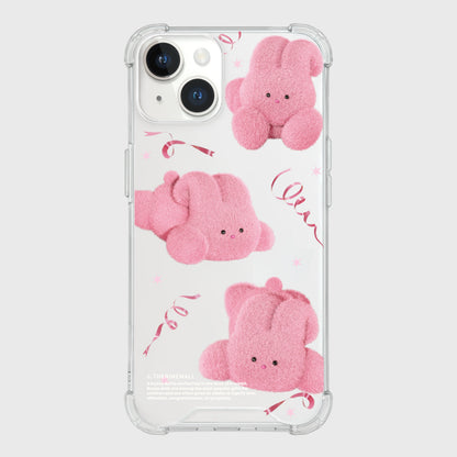 Pink Ribbon Windy Phone Case (Clear/Tank Clear/Clear Card Storage)