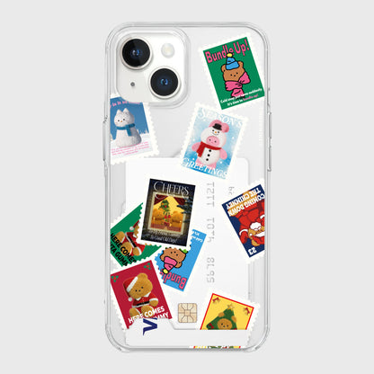 Holiday Seal Sticker Phone Case (Clear/Tank Clear/Clear Card Storage)