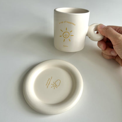 Skyfolio Happiness Cup & Saucer Set (2色)