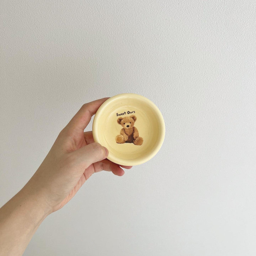 【多買優惠🧸】Bracket Table Teddy Bear Mini Plate/Sauce Bowl