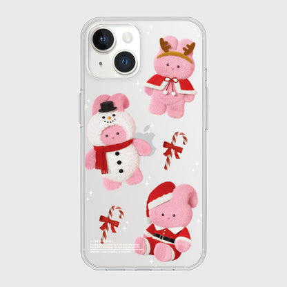 Pattern Happy Holiday Windy Phone Case (Clear/Tank Clear/Clear Card Storage)