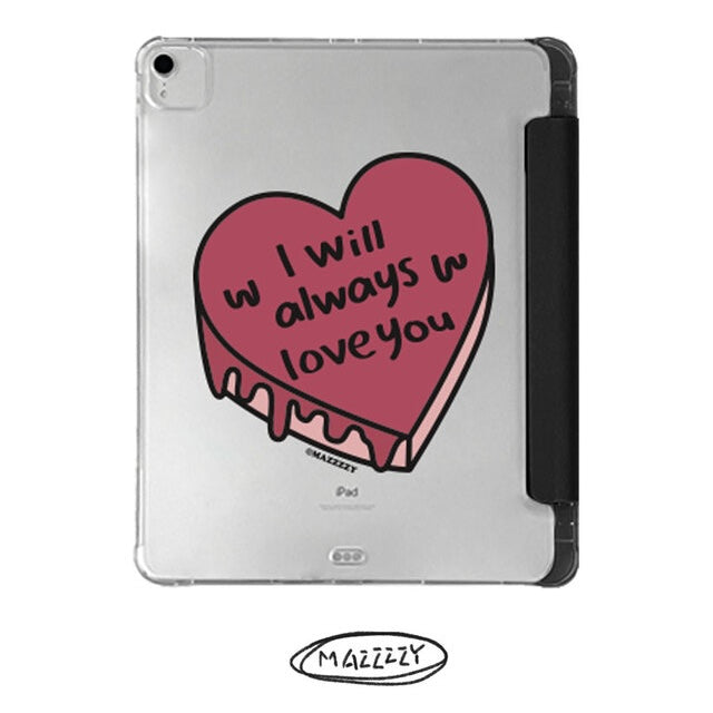 Mazzzzy cake (black) ipad case