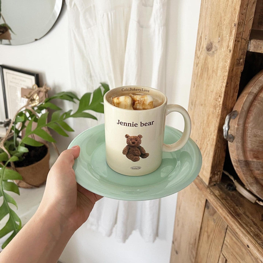 【Set買優惠🥐🧸】Bracket Table Croissant & Jennie Bear Mug Cup