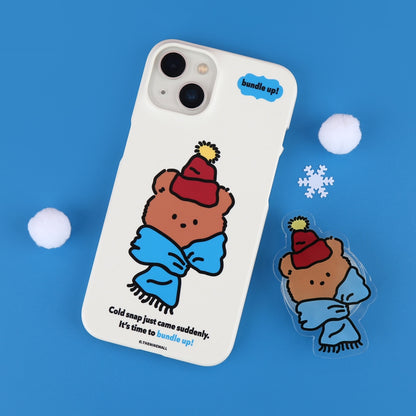 Bundle Up Gummy Phone Case (Hard/Card Storage)