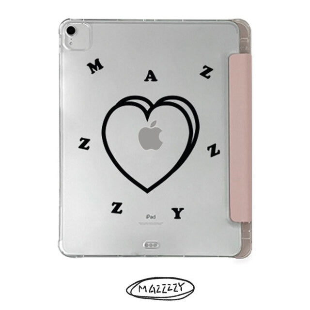 Mazzzzy signature heart (Sandpink) ipad case