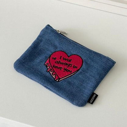 Mazzzzy Denim Cake Pouch