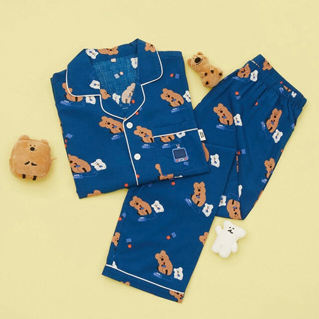 Dinotaeng Pajamas Set 長袖 冬季睡衣套裝